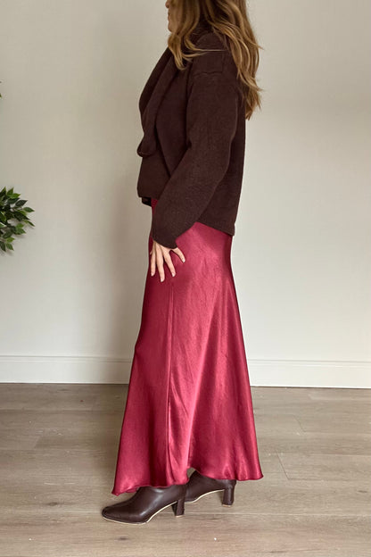 Satin Maxi Skirt