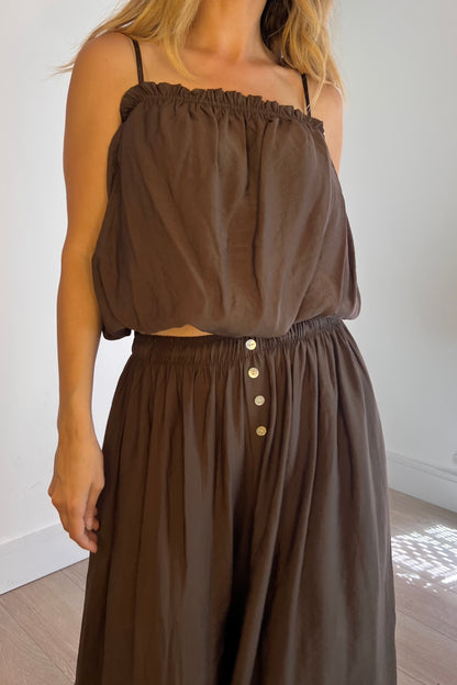 Balloon Pant Co-ord With Button Detail