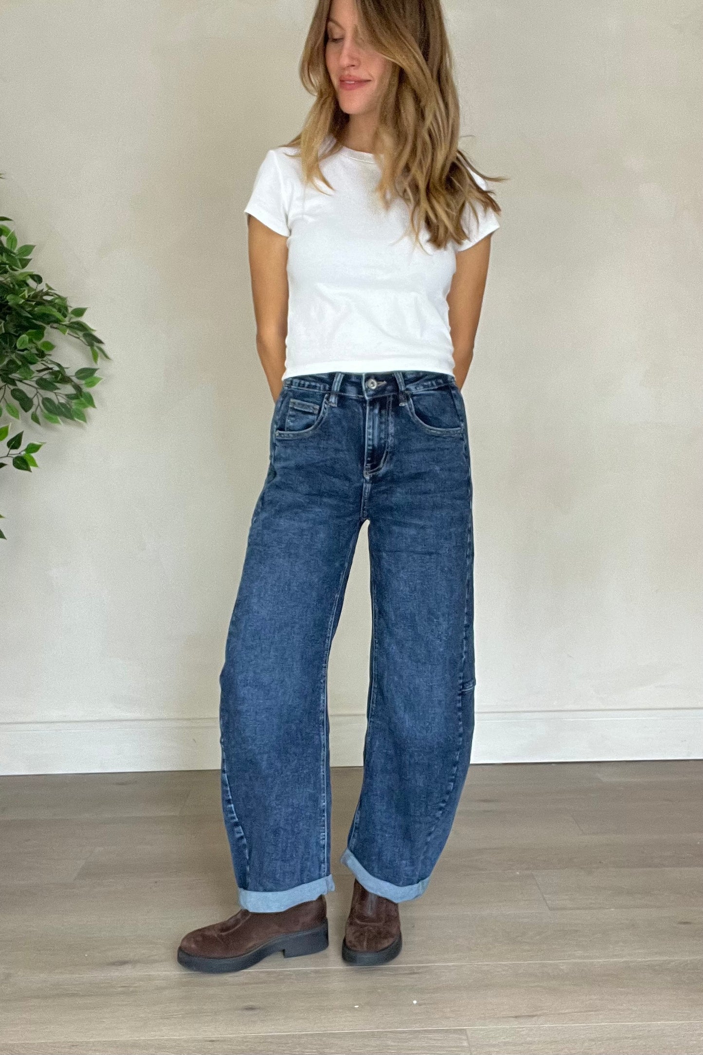 Stretch Barrel Jeans