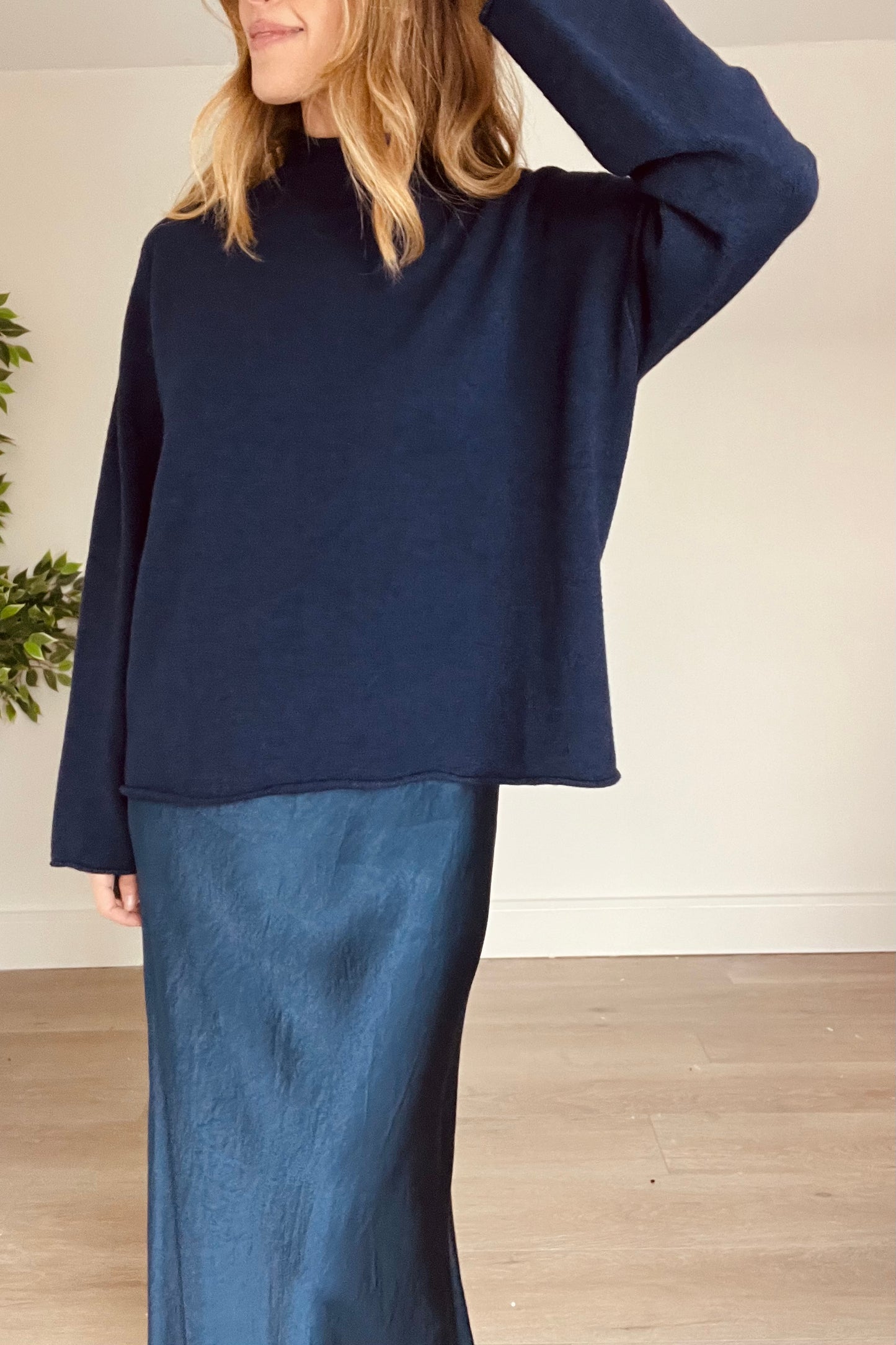 High Neck Luxury Knit Jumper