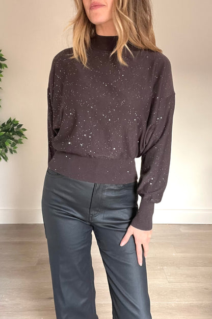 Sparkle High Neck Jumper