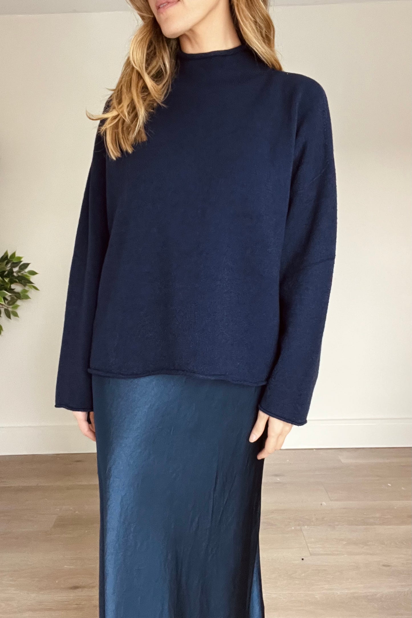 High Neck Luxury Knit Jumper