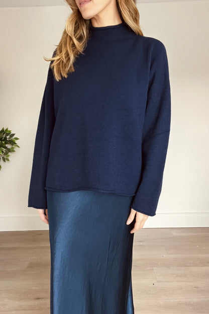 High Neck Luxury Knit Jumper