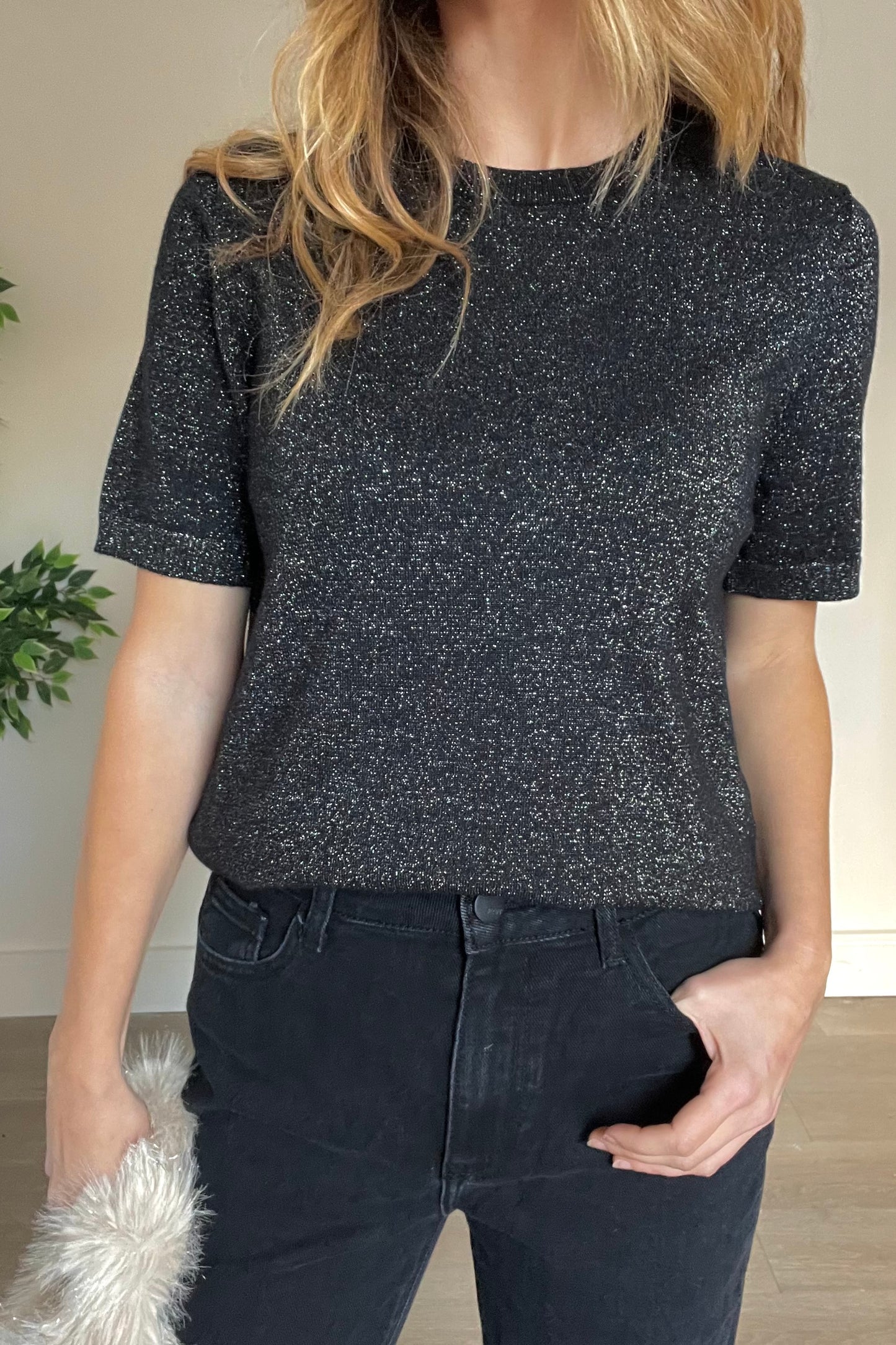 Sparkle Fine Knit Tee