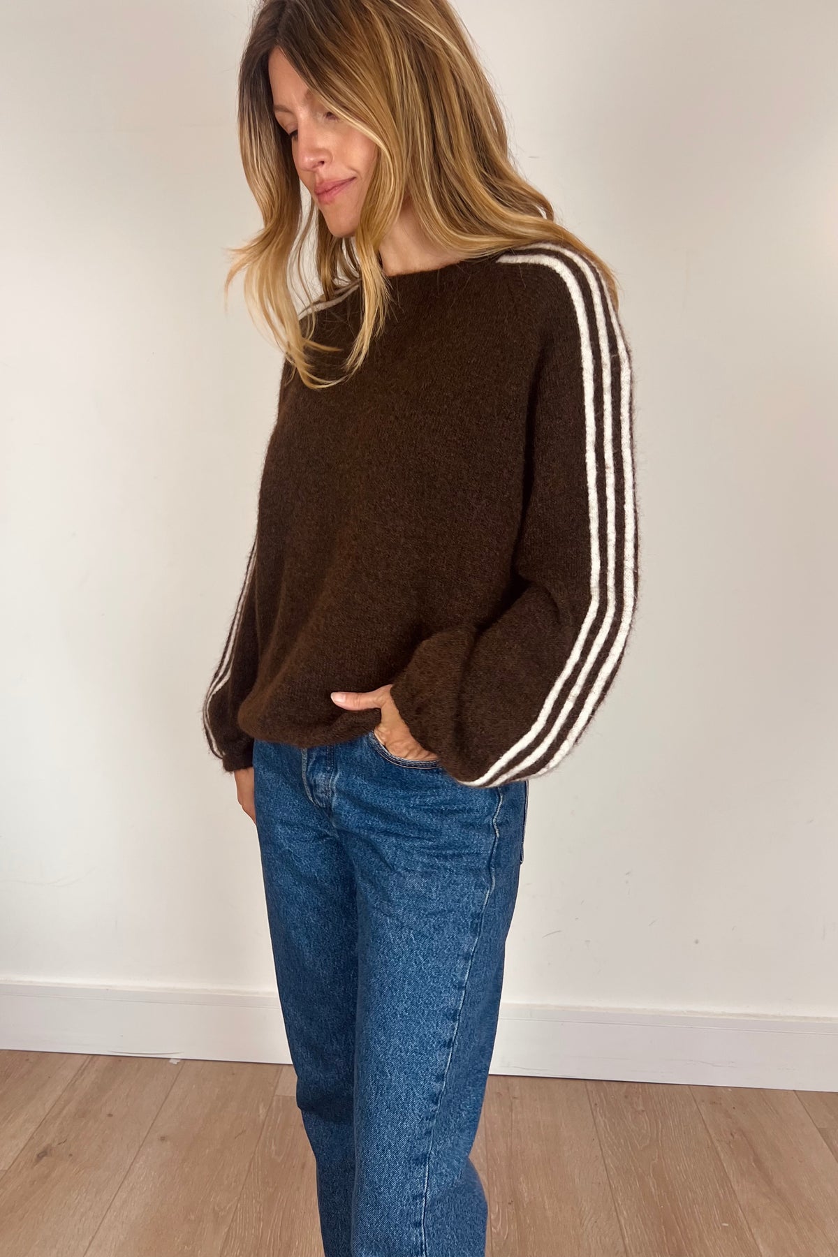 Contrast Stripe Jumper