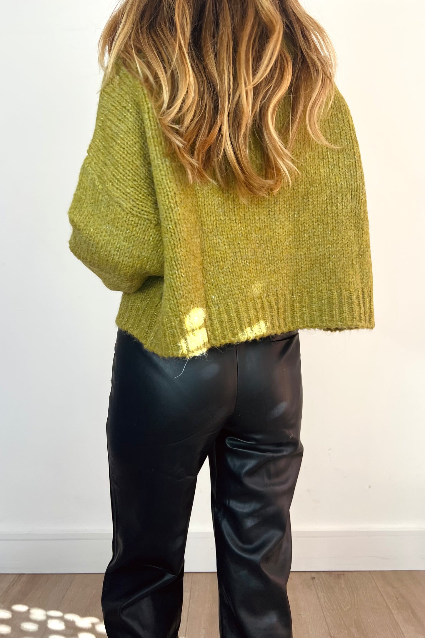 Chunky Knit Crop Cardigan