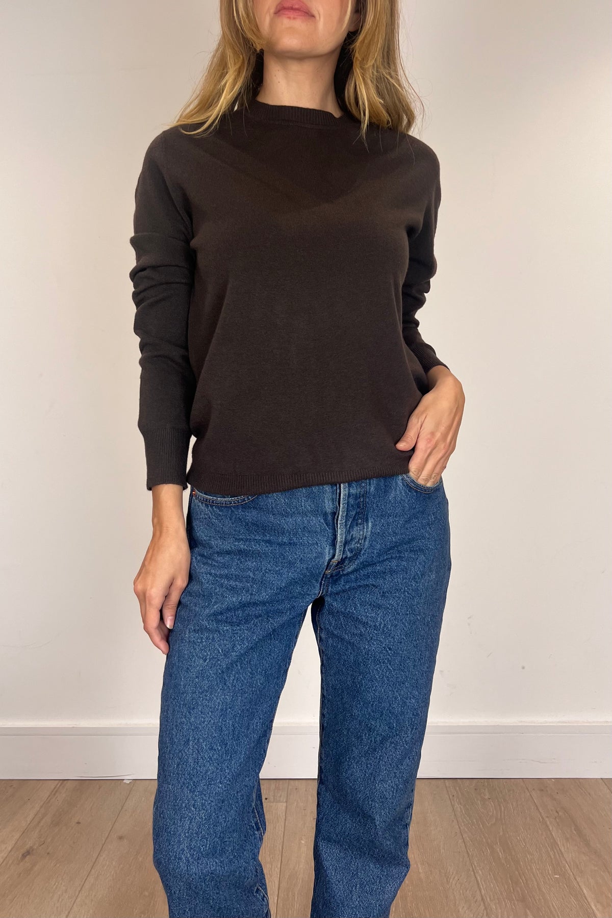 Classic Fine Knit Crew Neck Jumper