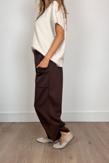 Barrel Shape Scuba Trousers