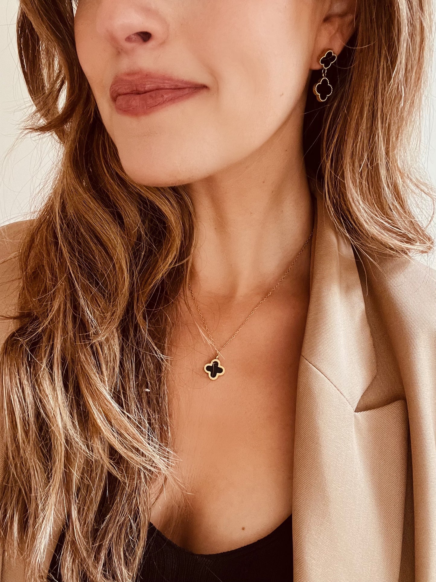 Reversible Clover Pendant