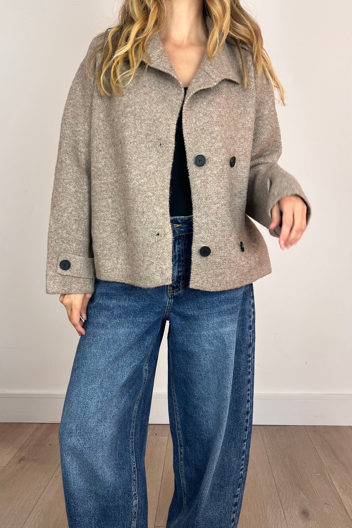 Double Breasted Jacket/Cardigan