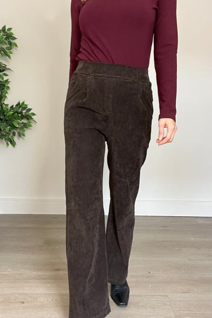 Needle Cord Magic Trousers