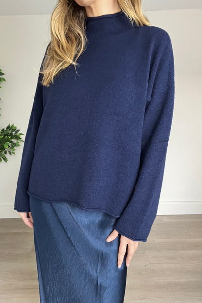 High Neck Luxury Knit Jumper