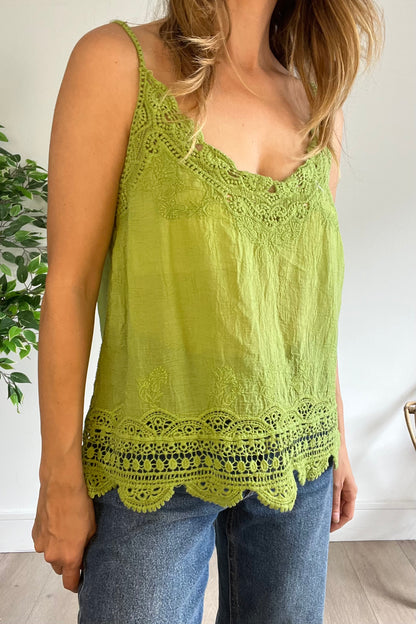 Crochet Detail Cami
