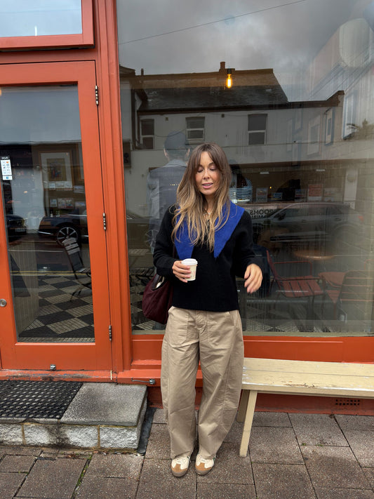 Barrel Cargo Trousers in Camel