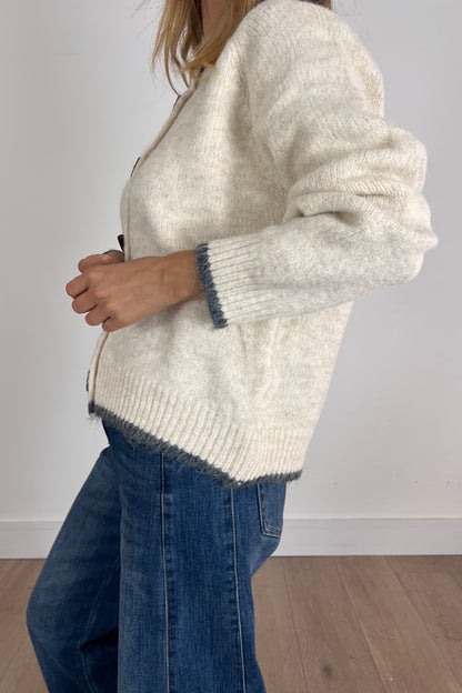 Fluffy Toggle Cardigan