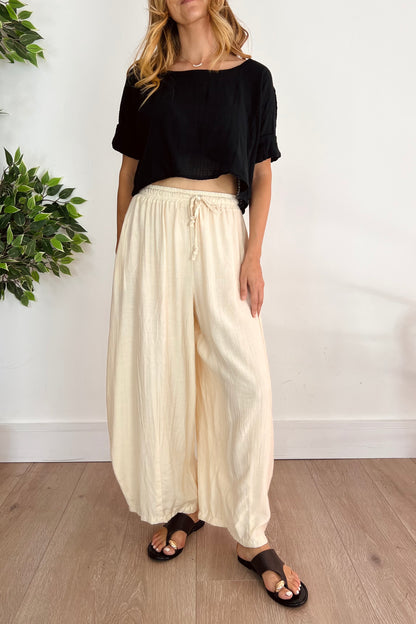 Lightweight Barrel Trousers