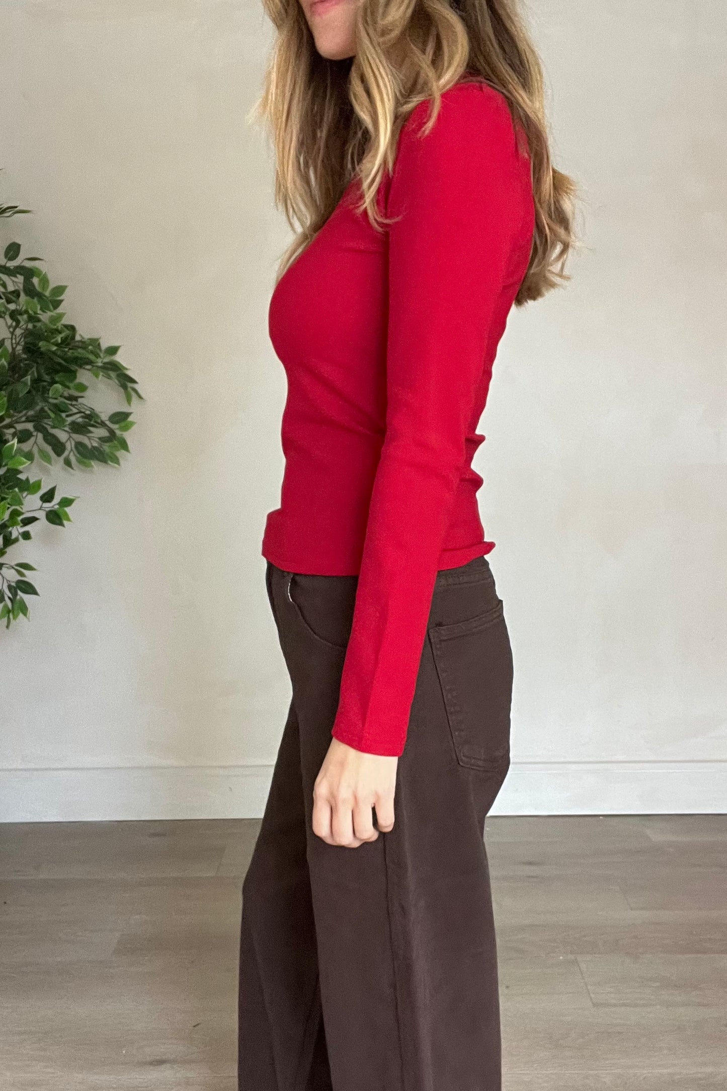 Fleece Lined Basic Top