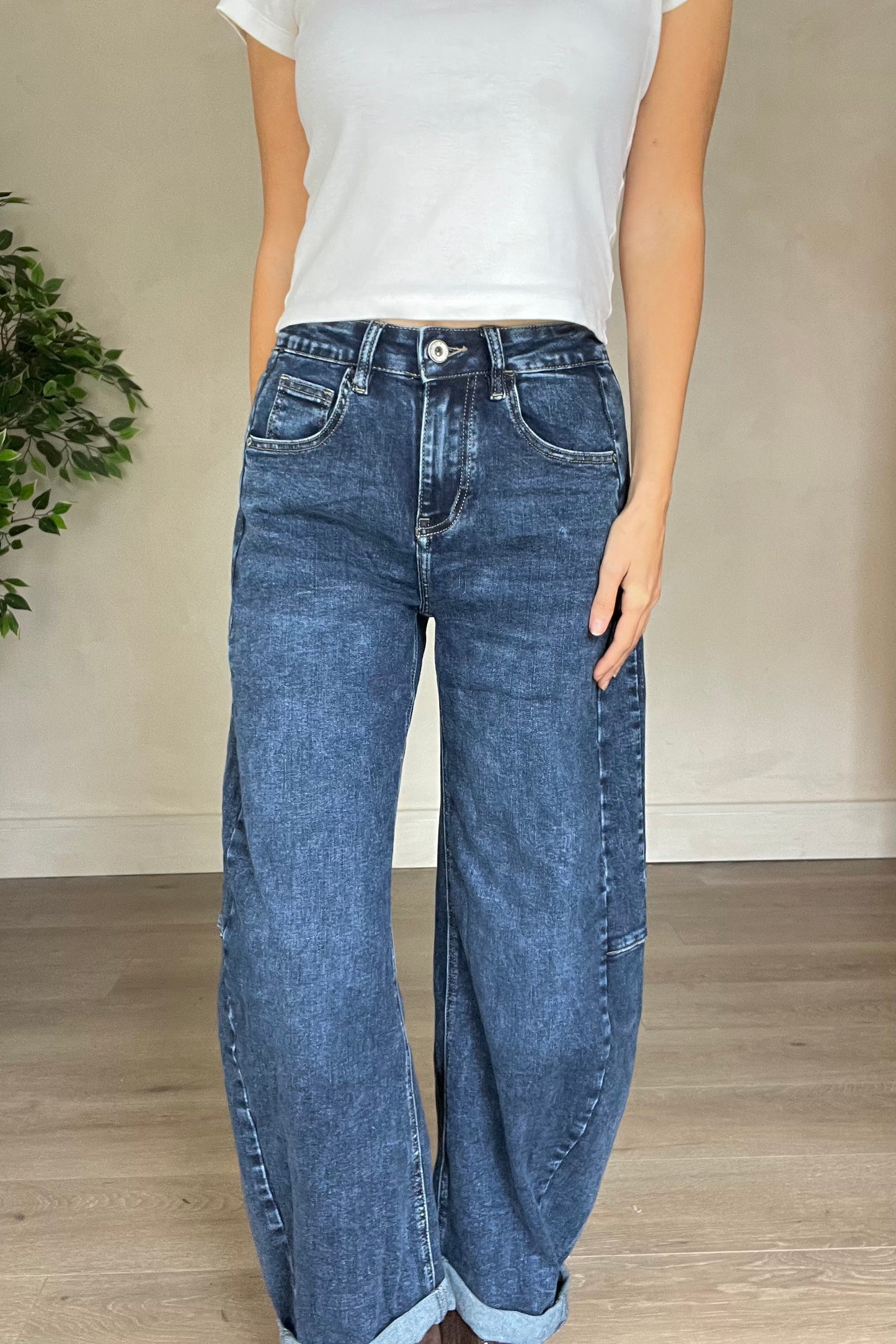 Stretch Barrel Jeans