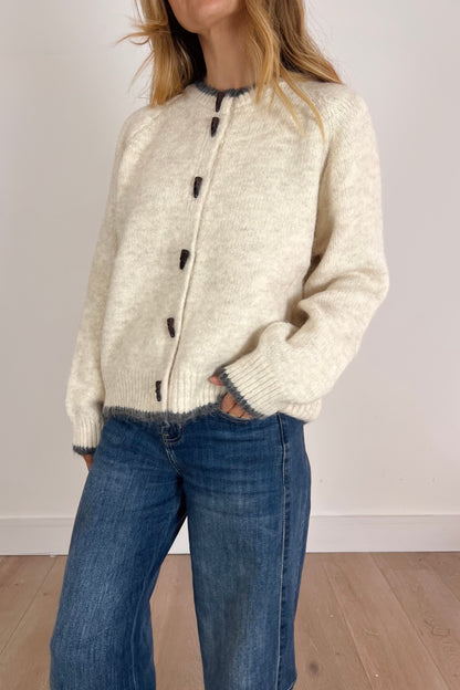 Fluffy Toggle Cardigan