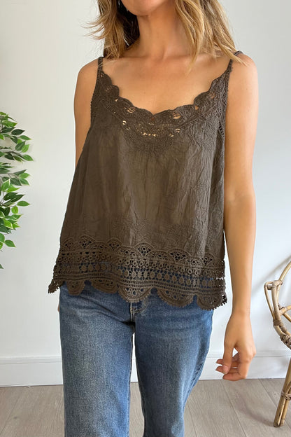 Crochet Detail Cami