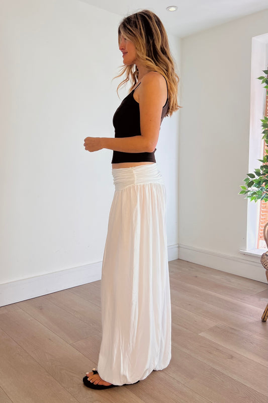 White Harem Trousers