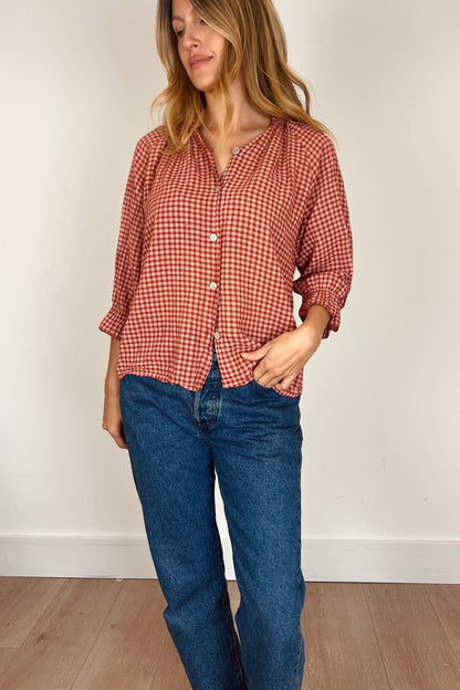Gingham Blouse