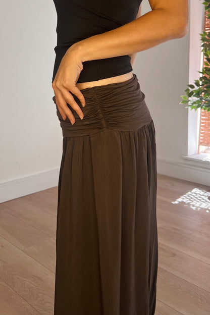 Harem Trousers in Brown