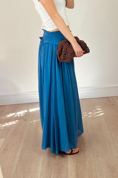 Blue Maxi Skirt