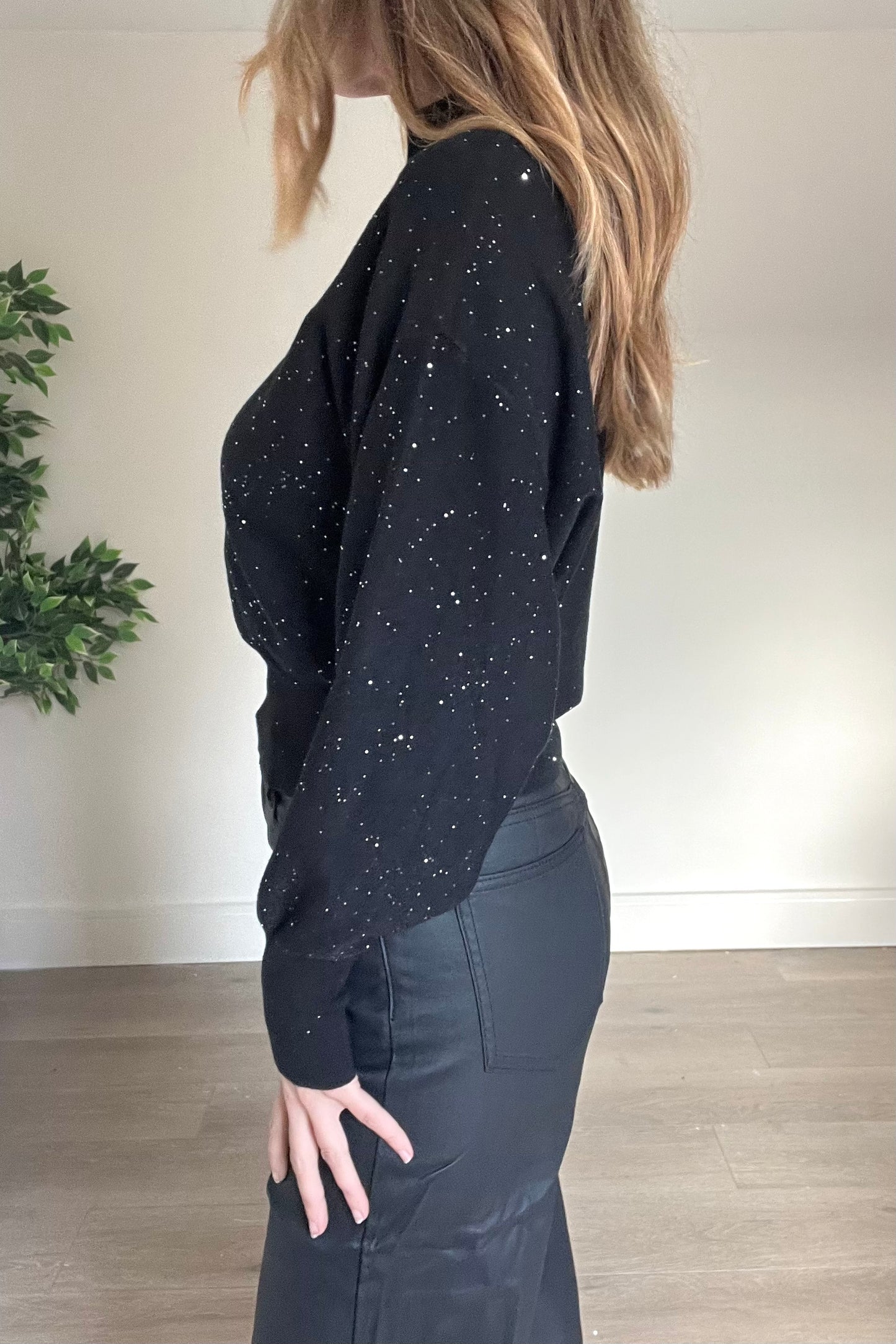 Sparkle High Neck Jumper