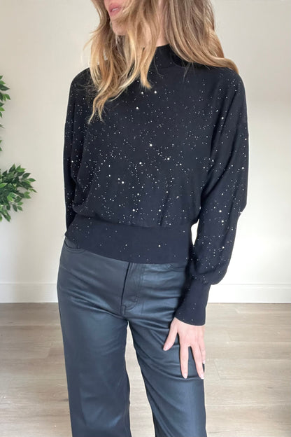 Sparkle High Neck Jumper