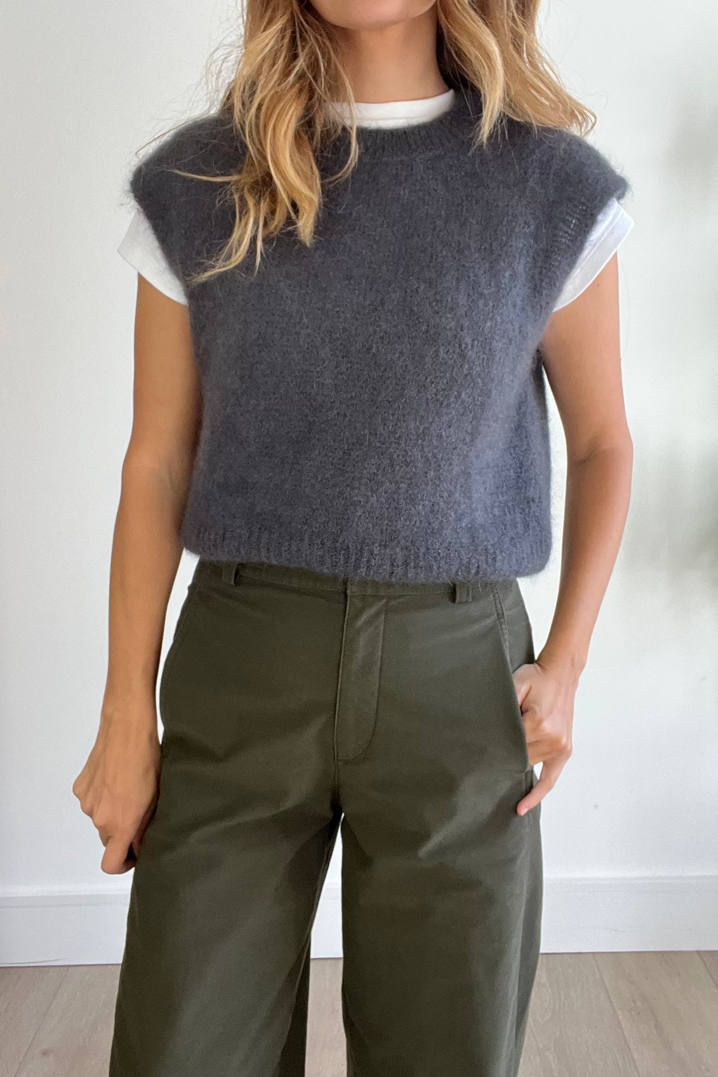 Mohair Crop Tank