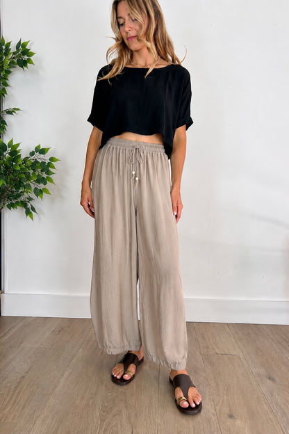 Lightweight Barrel Trousers