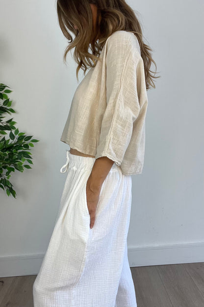 Lightweight Boxy Crop Tee