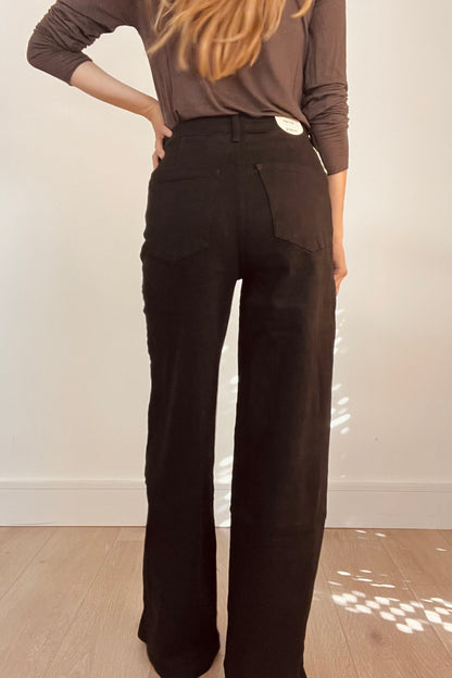 Black High Waisted Wide Leg jeans