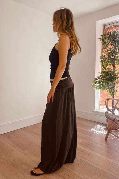 Harem Trousers in Brown