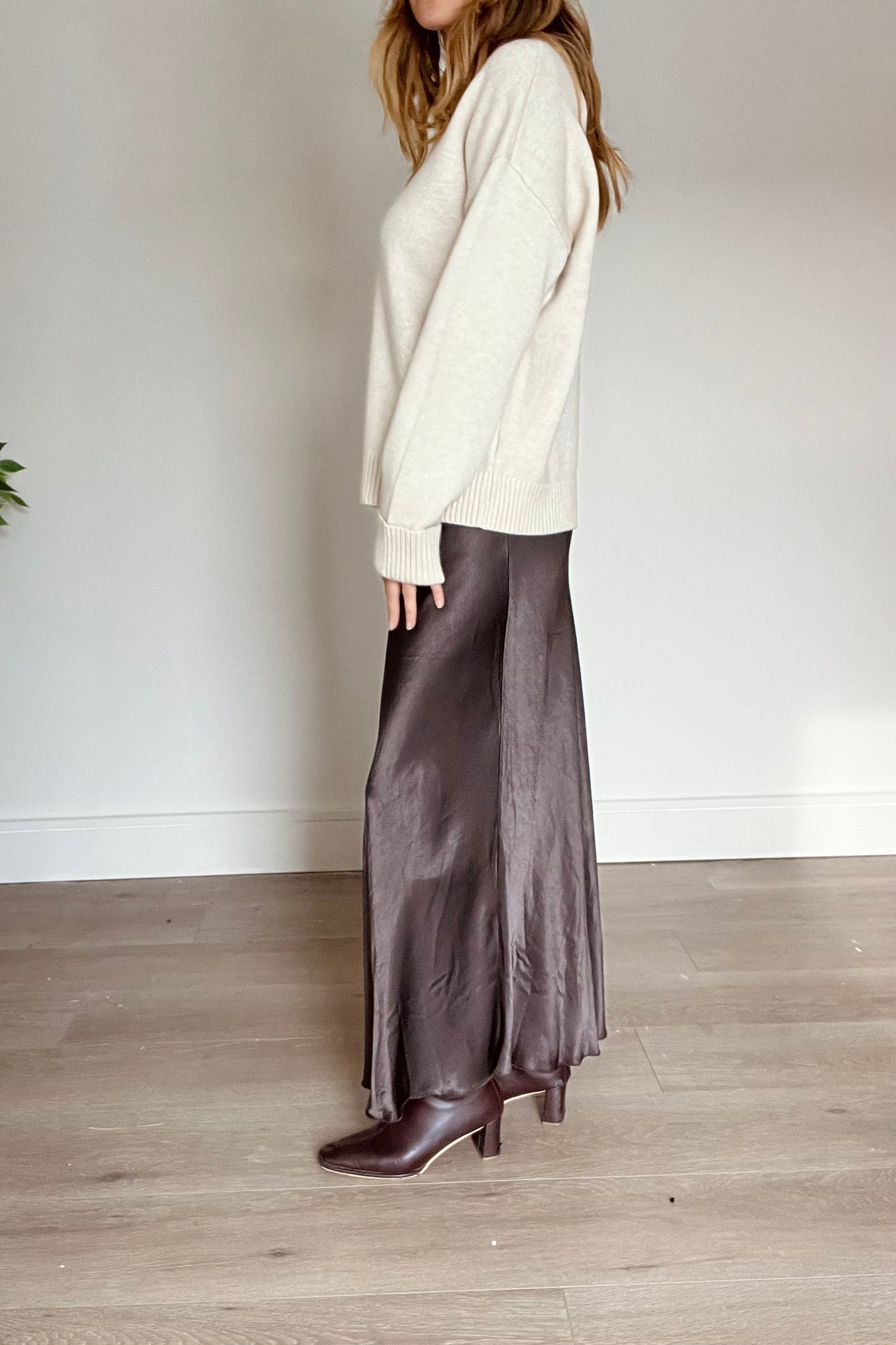 Satin Maxi Skirt