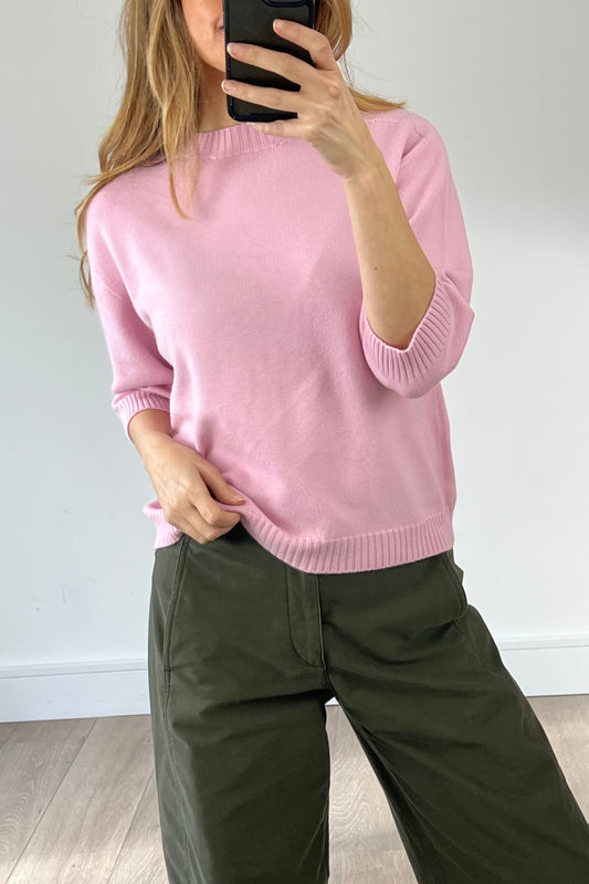 Soft Lightweight 3/4 Sleeve knit