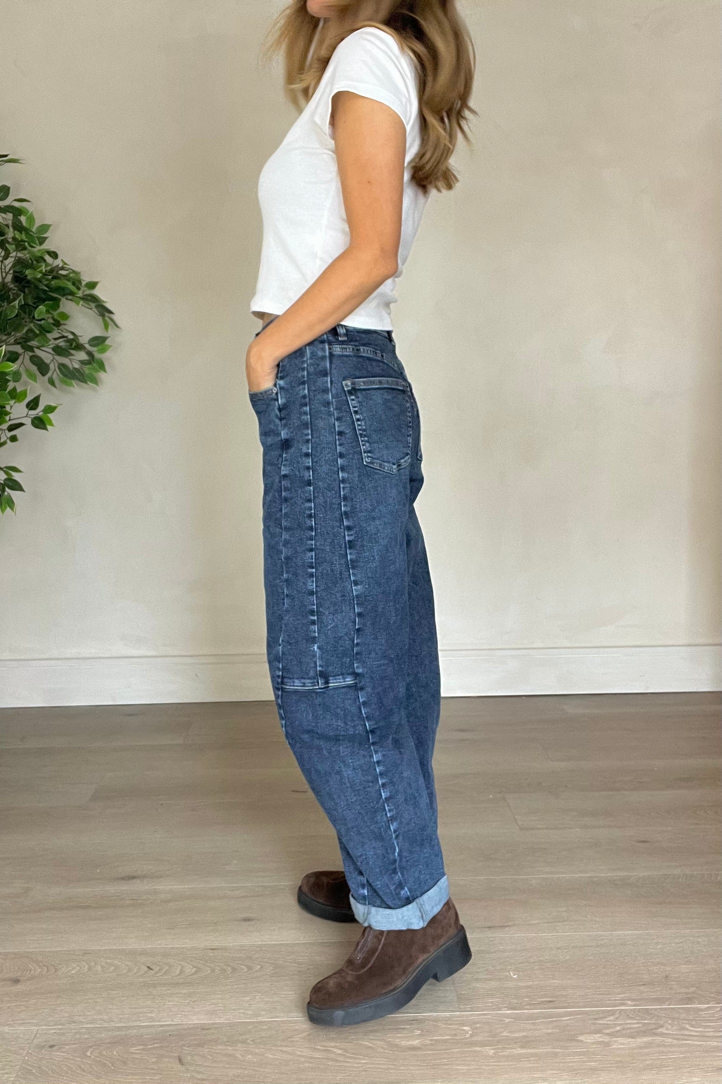 Stretch Barrel Jeans