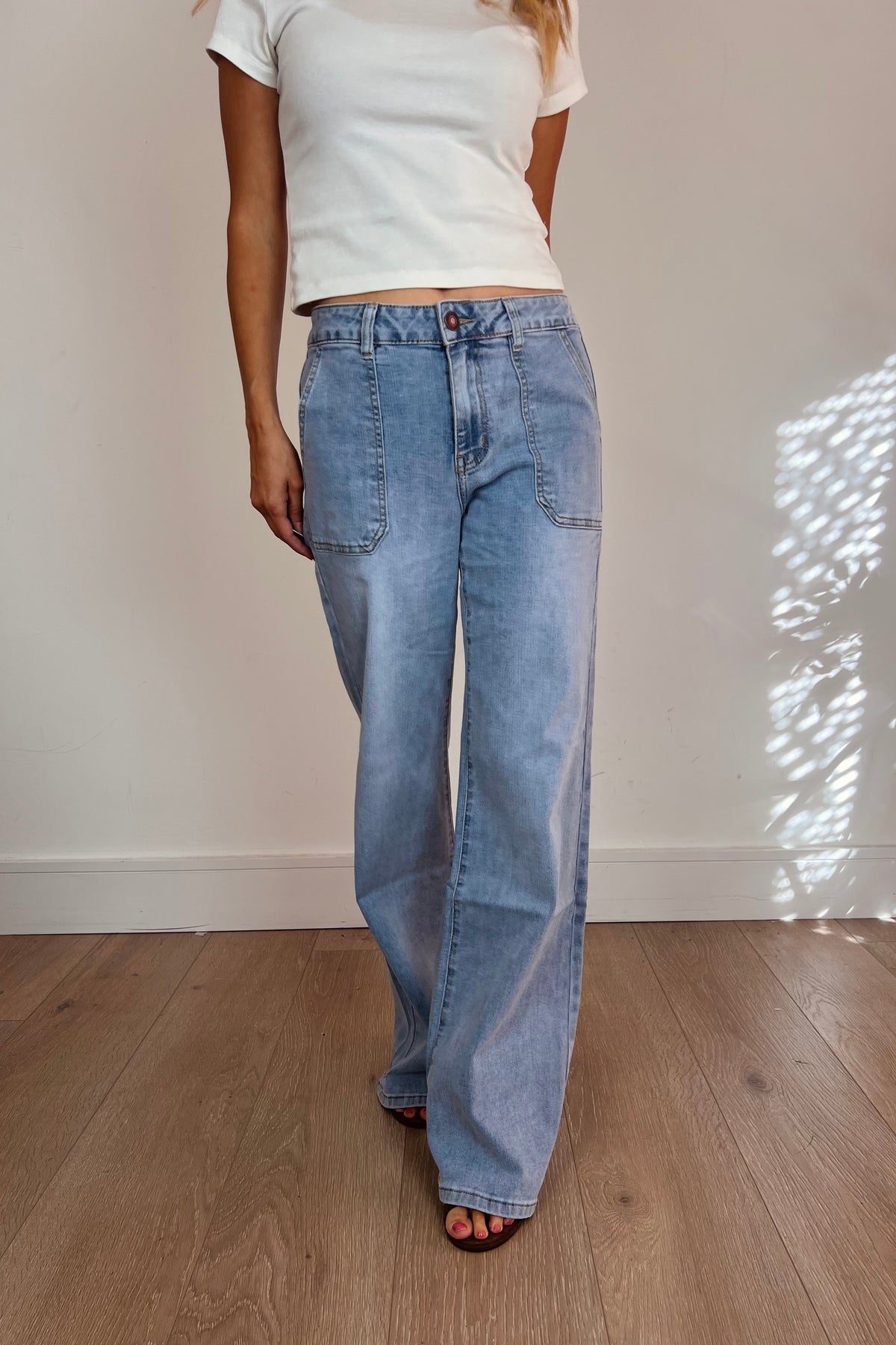 Light Blue Wide Leg Toxik Jeans