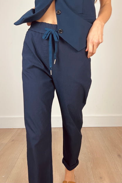 Navy Magic Trousers
