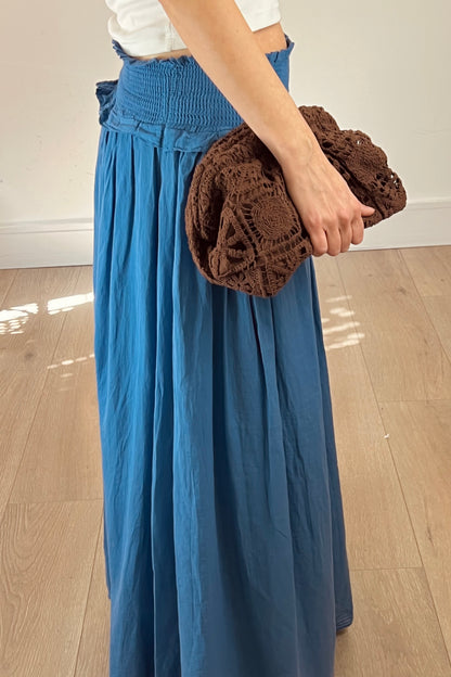 Blue Maxi Skirt