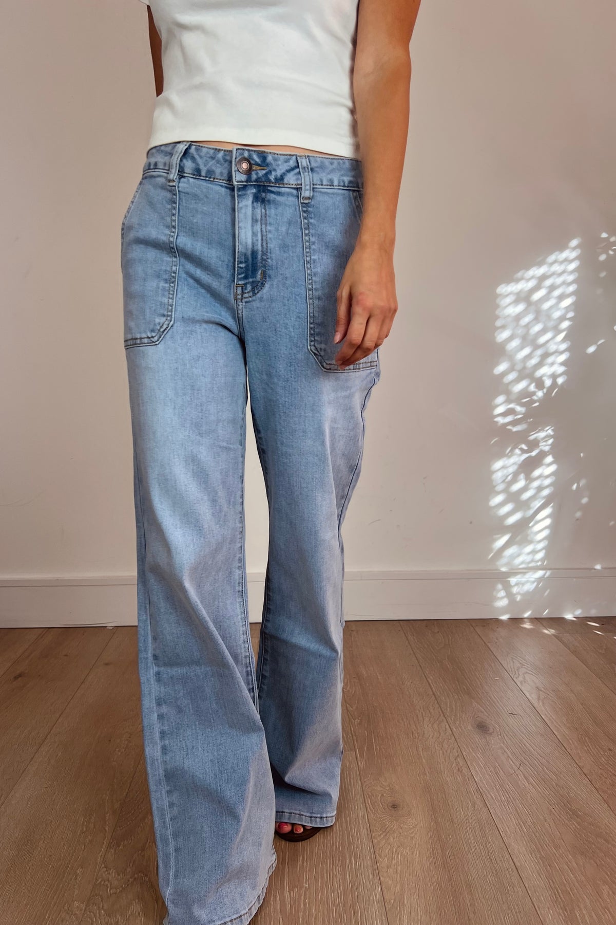 Light Blue Wide Leg Toxik Jeans