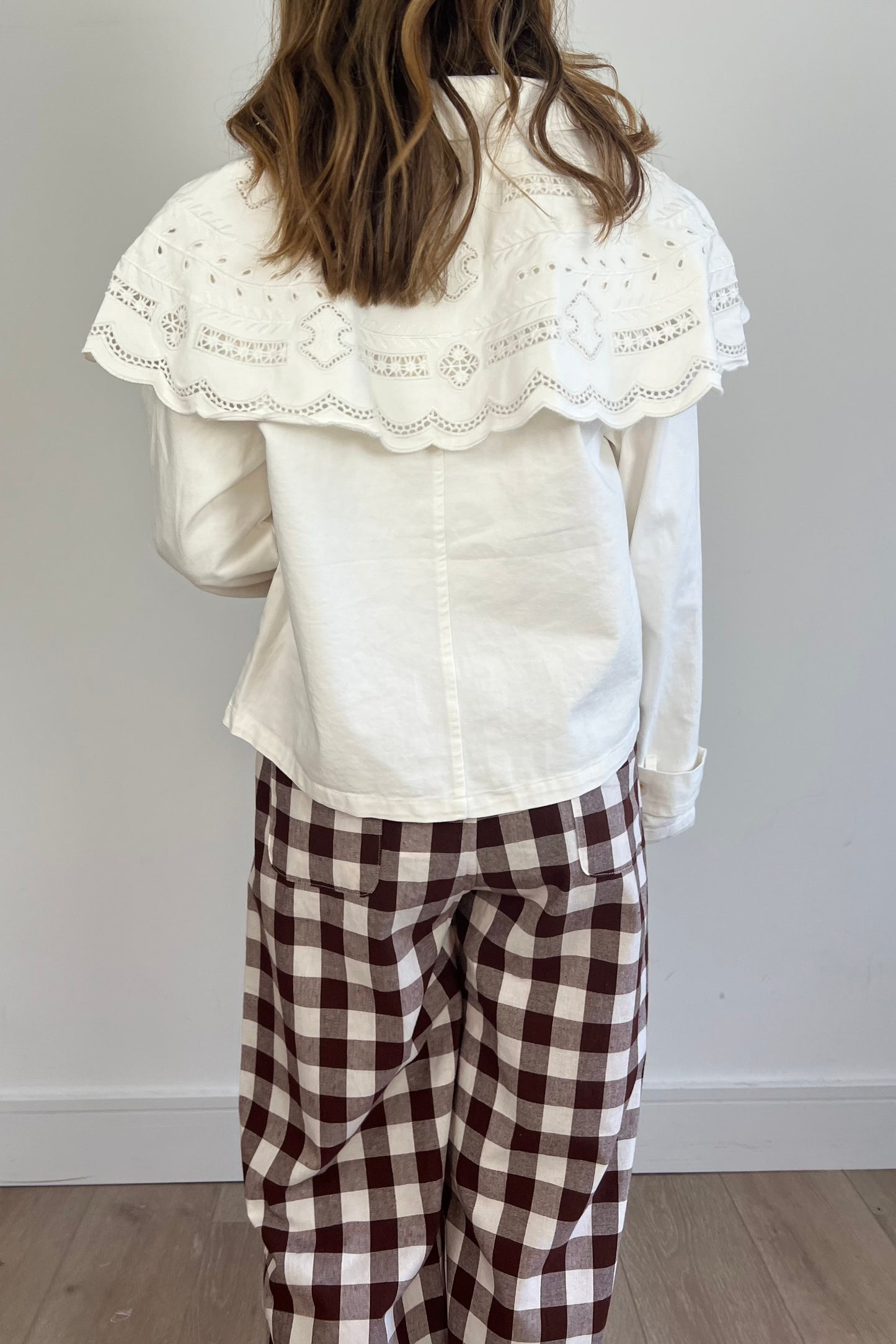 Oversized Collar Detail Jacket