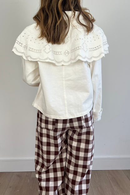 Oversized Collar Detail Jacket