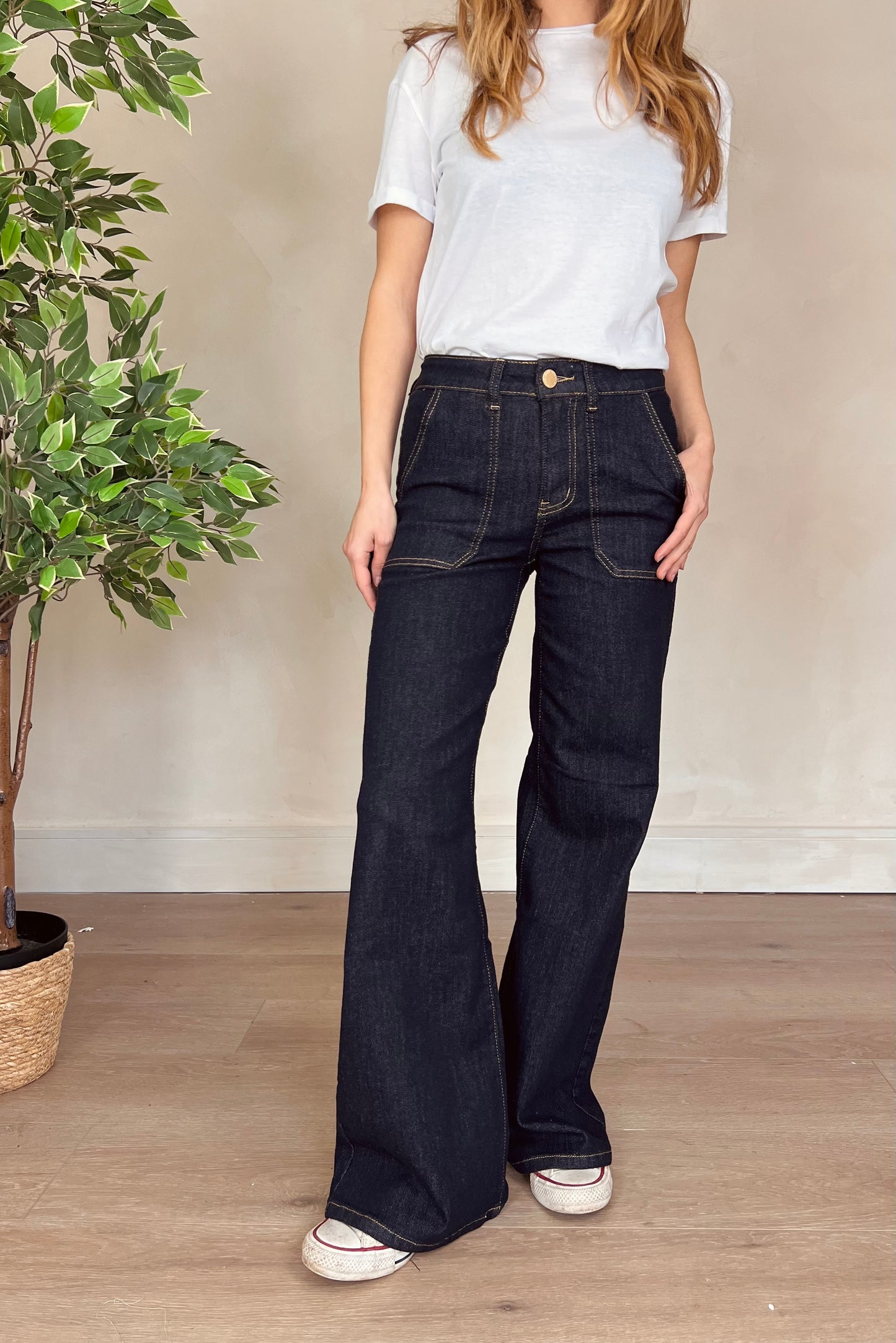 Ultra Dark Wide Leg Toxik Jeans