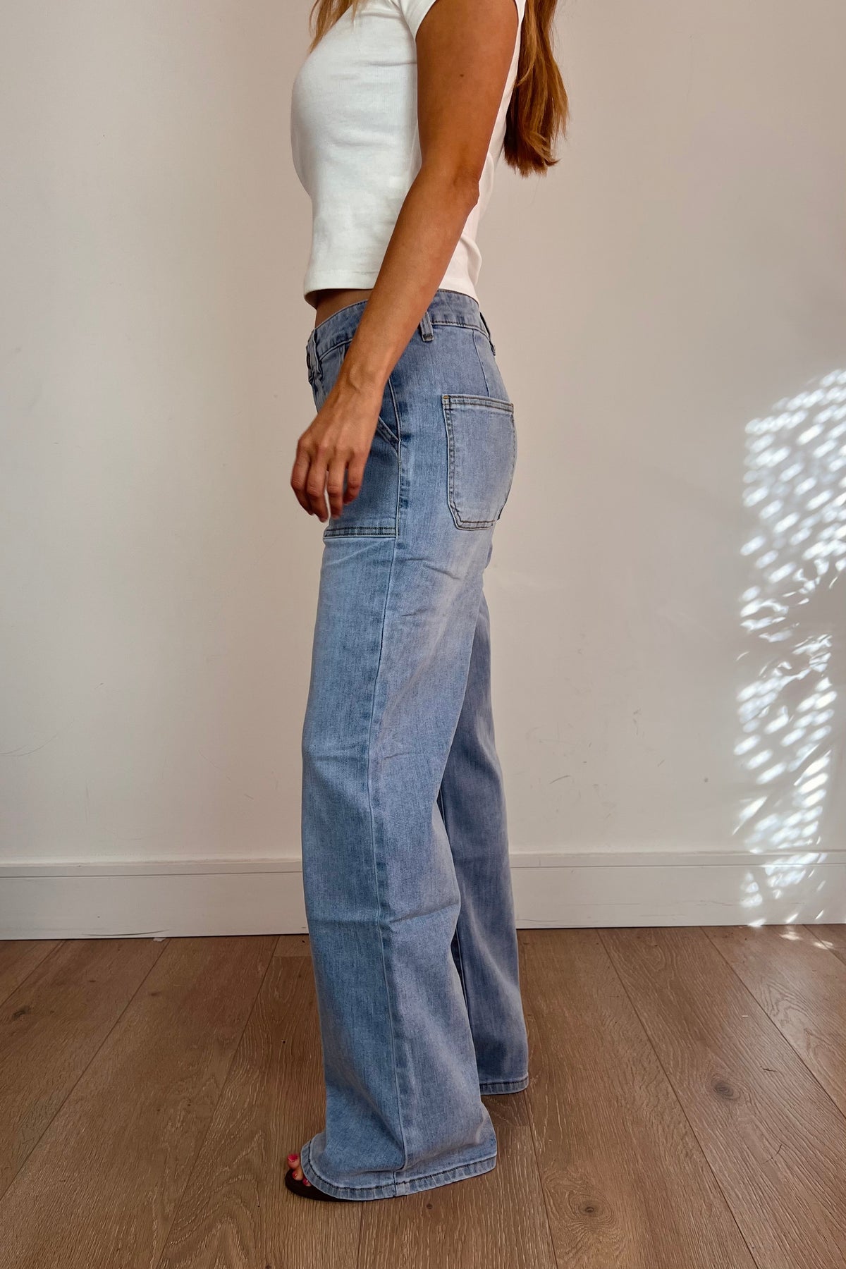 Light Blue Wide Leg Toxik Jeans