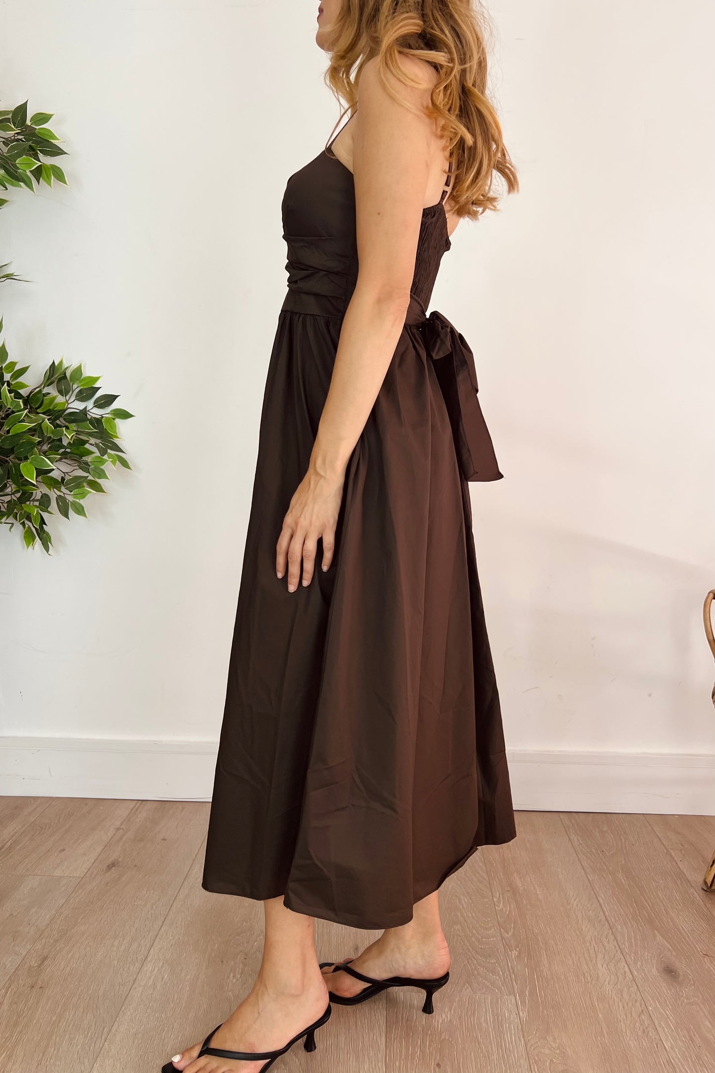 Gathered Bust Detail Dress
