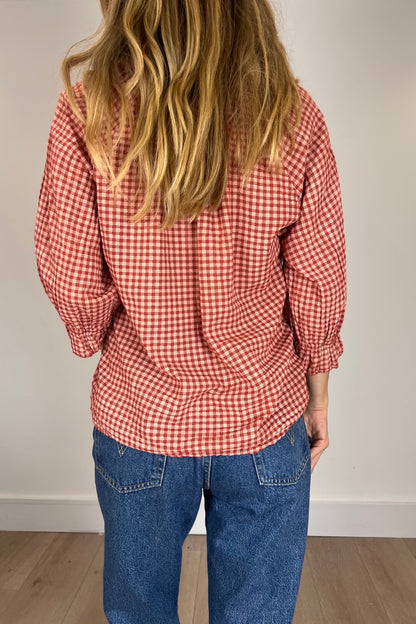 Gingham Blouse
