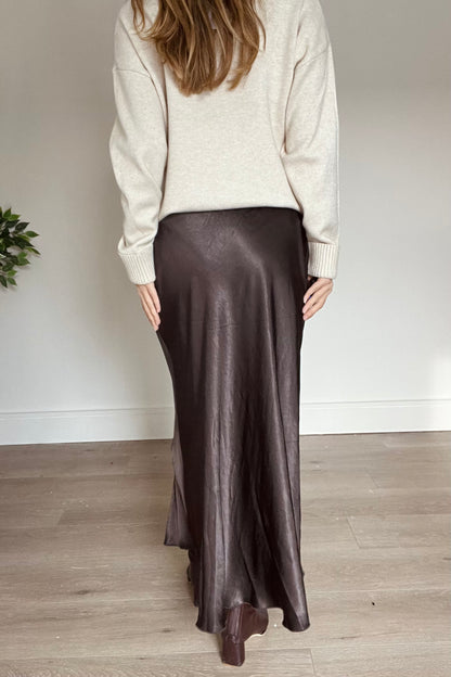 Satin Maxi Skirt