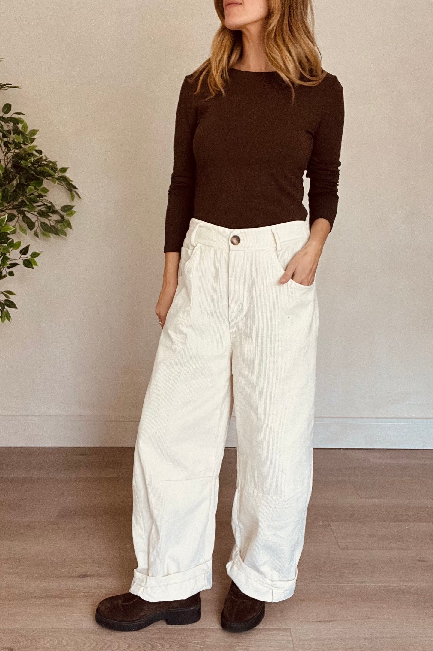 Barrel Cord Trousers